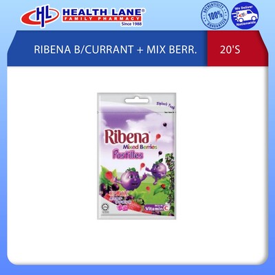 RIBENA B/CURRANT + MIX BERR.20'S